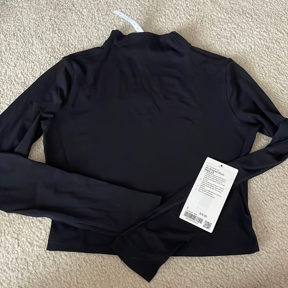 Lululemon all aligned mock neck LS